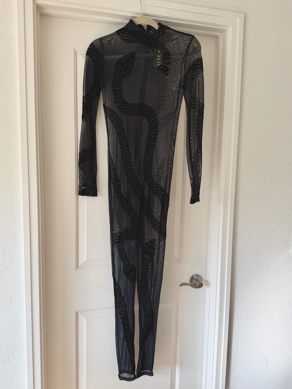 Dolls kill snake mesh catsuit
